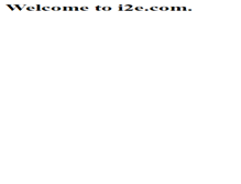 Tablet Screenshot of i2e.com